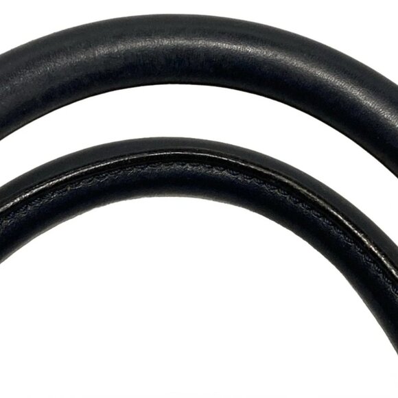 Auth DIOR/ChristianDior Trotteur Navy Cream PVC Patent Leather Handbag - Picture 8 of 16